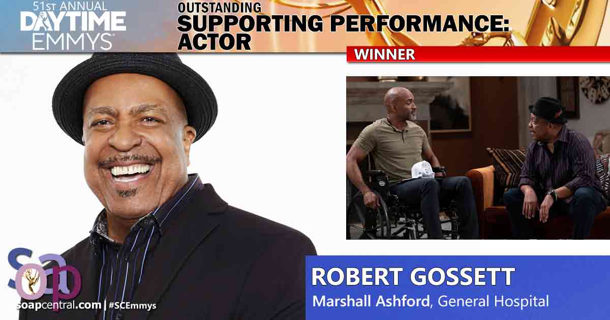 SUPPORTING ACTOR: GH's Robert Gossett wins back-to-back Emmys